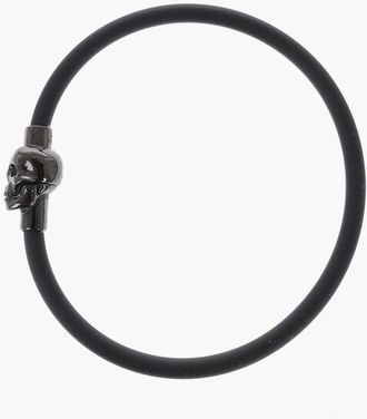 Alexander McQueen Rubber Bracelet with Magnetic Closure size M