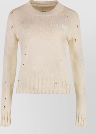 Maison Margiela cotton distressed sweatshirt