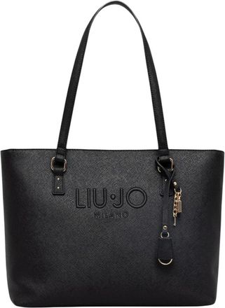 Liu Jo Tote Bags, female, Black, Size: ONE SIZE ECS L Tote