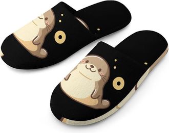 Generic Cute Seals Mens House Slippers Slip Indoor Slipper On Shoes Warm Outdoor