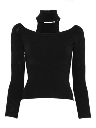 SIMKHAI Lila blouse - women - Fabric - L - Black