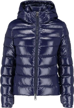 Herno Blue Hooded Waterproof Down Jacket