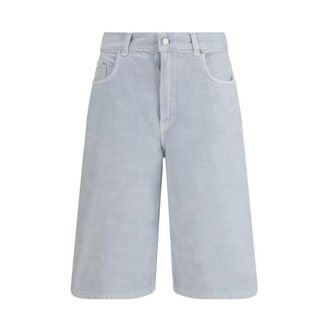 Haikure Cotton Bermuda Shorts - Dames - Denim shorts - Blauw - W28 - Katoen - Korte Broeken