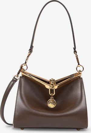 Etro Glattleder-Schultertasche Vela Small