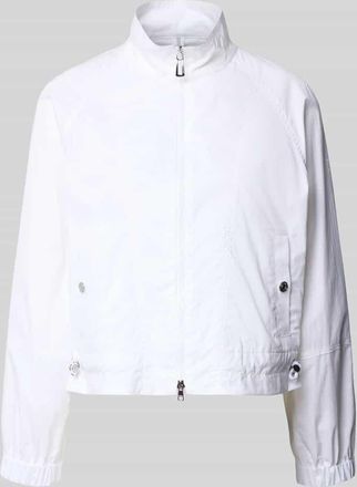 Marc Cain Regular Fit Jacke mit Stehkragen in Weiss, Gr&ouml;&szlig;e 34