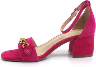 Guess High Heel Sandalen - Dames - Sandalen met hakken - Roze - 36 EU - Leer - Schoenen