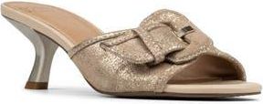 Donald J Pliner Buckle Mule in Platinum at Nordstrom Rack, Size 9.5