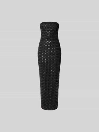 Rotate Midikleid mit Allover-Pailettenbesatz in Black, Gr&ouml;&szlig;e 34