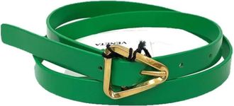 Bottega Veneta Pre-owned Belts, female, Green, Size: ONE SIZE Pre-owned Vintage Belt