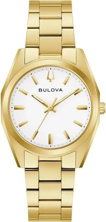 Bulova Classic Surveyor Quartz White Dial Ladies Watch 97L206