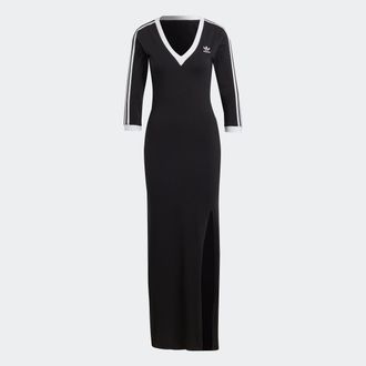 adidas Womens adidas Adicolor Classics 3-Stripes Maxi Dress