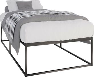 Clp Letto in metallo Scala nero 200x100x46 cm