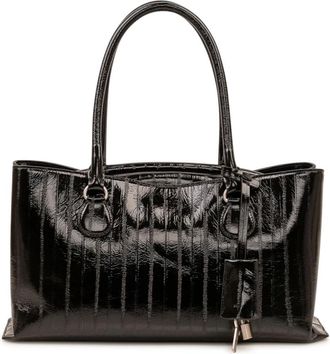 Osoi Shell Brot - Dames - Shoppers - Zwart - ONE Size - Katoen - Tassen