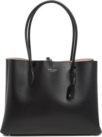 Kate Spade New York eva leather tote in Black at Nordstrom Rack
