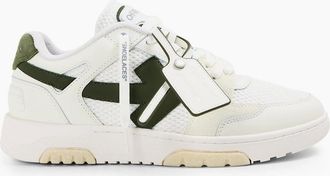Off-white Mens Mens Slim Low Calfskin Leather Trainers - White - Size: 10 45