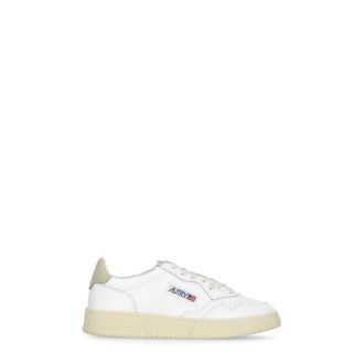 Autry Sneakers, male, White, Size: 13 US White Leather Sneakers with Logo Details