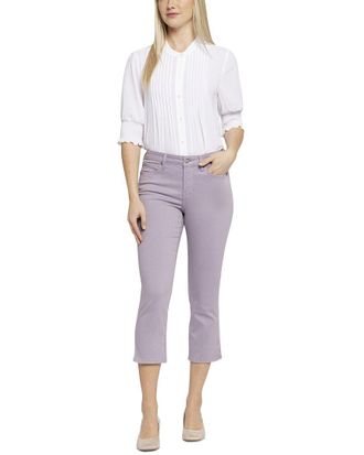 NYDJ Nydj Chloe Lilac Chalk Capri Jean