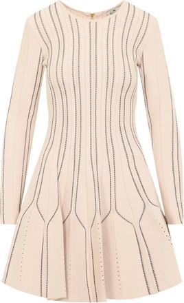 Elisabetta Franchi Abito in maglia Origami - - Dresses - Donna - Beige - M