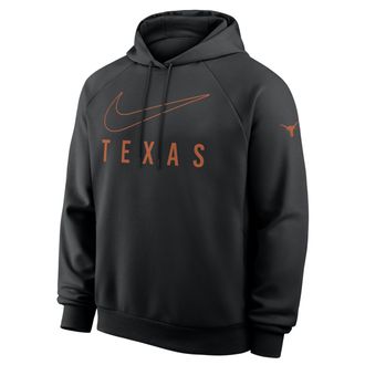 Nike Texas Premium Performance Nike Mens Dri-FIT College Pullover Hoodie in Black | 03EJ00ATXE-0SF