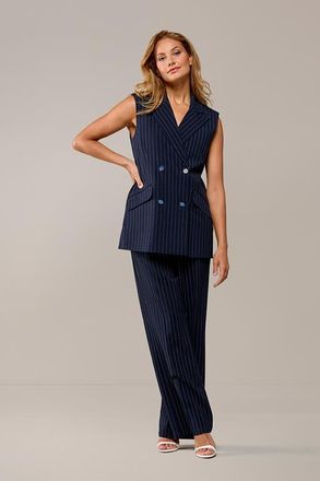 Mart Visser Chloe Gilet Navy / Off White