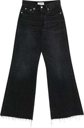 Cycle Jeans Luna con bordi sfrangiati - Nero