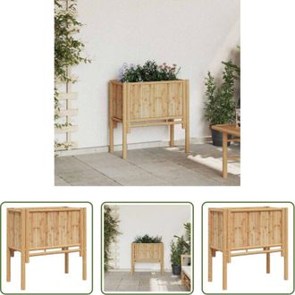 vidaXL Letto rialzato - Letto Rialzato Marrone 70 x 35 x 70 cm Bamb&ugrave;