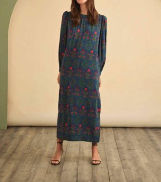 Hunter Bell Crosby Midi Dress In Midnight Garden