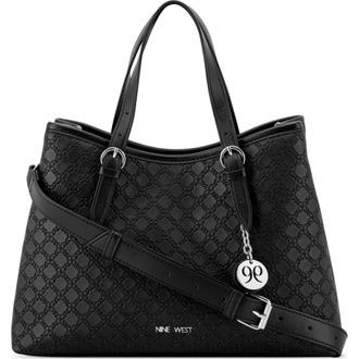 Nine West Kieran Satchel Bag in Black at Nordstrom Rack
