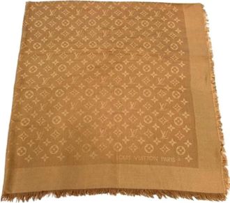Louis Vuitton Pre-owned Shawl - - Pre-owned - Donna - Marrone - ONE SIZE