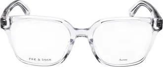 Rag & Bone Ladies White Rectangular Eyeglass Frames RNB3045-2