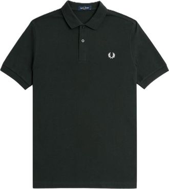Fred Perry Groen Katoenen Poloshirt - Heren - Polos - Groen - XL - Katoen - Tops