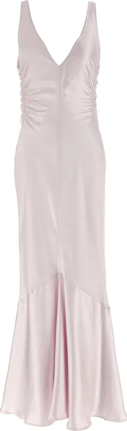 Multicolor Polyester Long Womens Dress