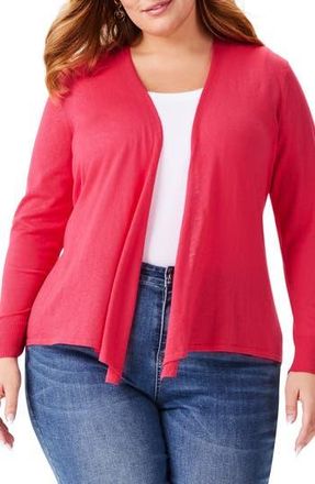 Nic+Zoe 4-Way Convertible Cardigan in Bright Rose at Nordstrom Rack, Size 3X