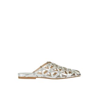 Ash Mules - Dames - Slip ons - Grijs - 36 EU - Leer - Schoenen