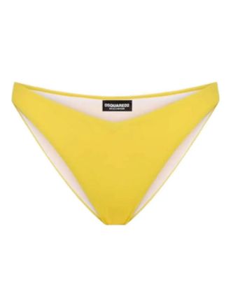Dsquared2 Bikinislip met logo - Geel