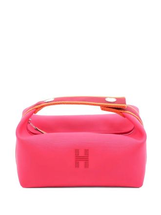 Hermès 20s Bride-a-Brac canvas buidel - Roze
