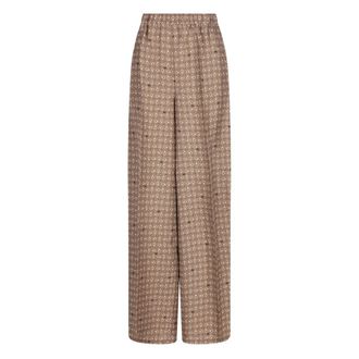 Max Mara Elasticated Patterned Trousers