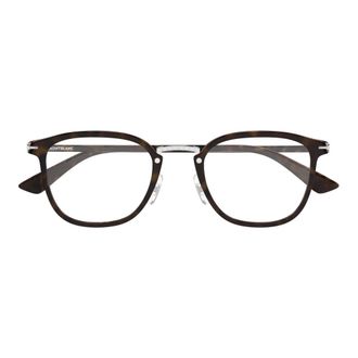 Montblanc Mb0440Oa Optical Frame - unisex - MONTBLANC - Glasses - Brown - 50 MM - Accessories