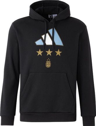 adidas 2022 World Cup Argentina Winner Hoodie Asia Sizing Black IT2387