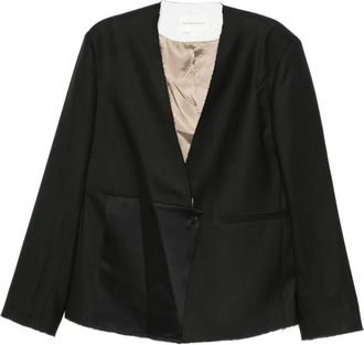 Viktoria Chan Blazer con inserti - BLACK