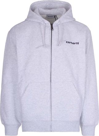 Carhartt Work in Progress Zip-throughs - Heren - Vesten met rits - Grijs - M - Katoen - Hoodies & sweatvesten
