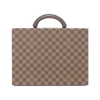 Louis Vuitton Pre-owned Damier Jewelry Case - Dames - Pre-owned - Bruin - Maat: ONE Size