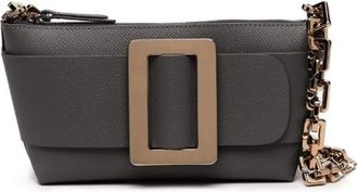 Boyy Buckle Pouchette Epsom Leather Handbag