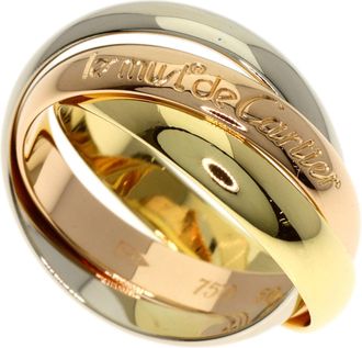 Cartier Yellow Gold (18K) Pink Gold (18K) White Gold (18K) Band Ring (Pre-Owned)