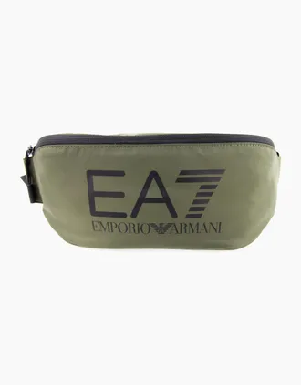 Emporio Armani Mens EA7 Logo Belt Bag Khaki - Green - Size: OS