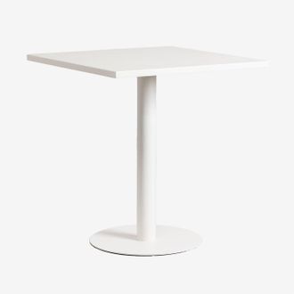 Sklum Mesa De Cocina Cuadrada 70x70 Cm En Metal Mizzi Sklum