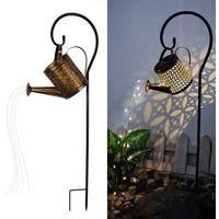 OEM Regadera Solar Led Decorativa, Dise&ntilde;o De Cascada De 82 Cm, Luz Para Jard&iacute;n Exterior, Guirnalda De Luces - Crezuo