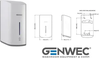 Genebre Genebre - Dosificador Autom&aacute;tico Gel Blanco 1100 Ml