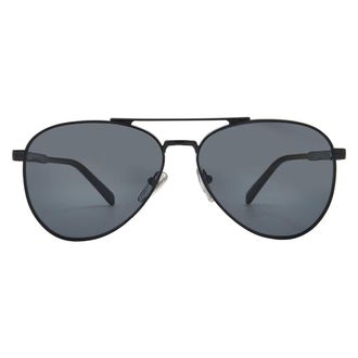 Prada Polarized Dark Grey Pilot Mens Sunglasses PR A58S 1AB5Z1 61