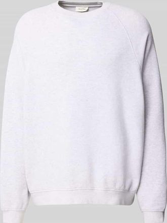 American Vintage American Vintage Sweatshirt mit Rundhalsausschnitt Modell ATUBAY in Hellgrau Melange, Gr&ouml;&szlig;e M/L